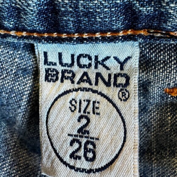 Lucky Brand Vintage Y2K Denim Maxi Pencil Skirt with Long Slit Pockets Waist 30 - Picture 13 of 13